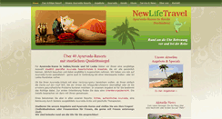 Desktop Screenshot of newlifetravel.de